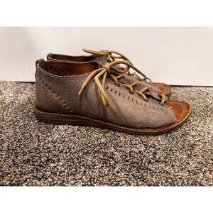 Miz Mooz Women’s Lace Up Sandals Open Toe Size 40 EUC